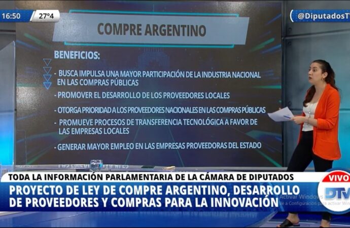 Diputados: Qué impulsa y cuáles son los posibles beneficios del proyecto de compre Argentino