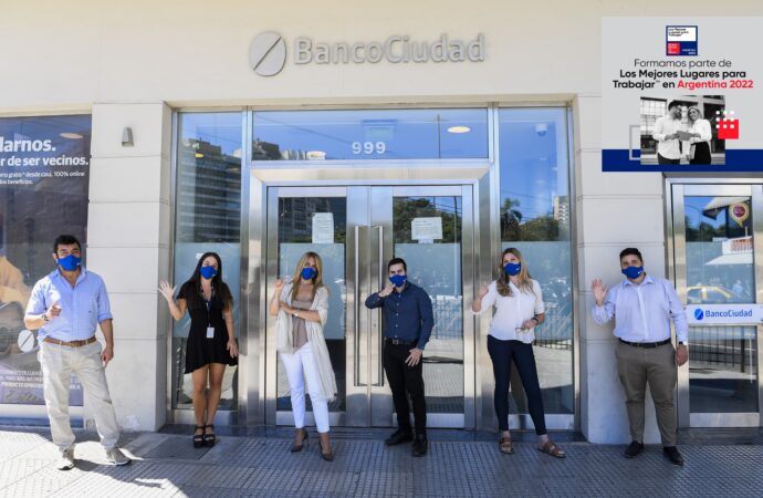 GREAT PLACE TO WORK 2022 – Banco Ciudad entre las mejores empresas para trabajar en Argentina