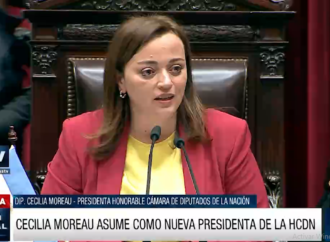 Cecilia Moreau asumió como la primera Presidenta mujer de la Cámara de Diputados