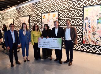 Pre-apertura de ARTEBA 2022: La Chola Poblete recibió el premio Banco Ciudad