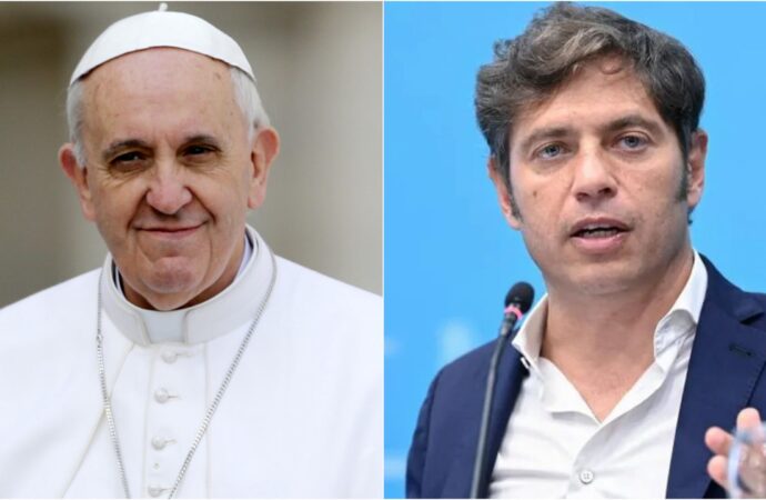 Kicillof viaja al Vaticano para visitar al Papa Francisco
